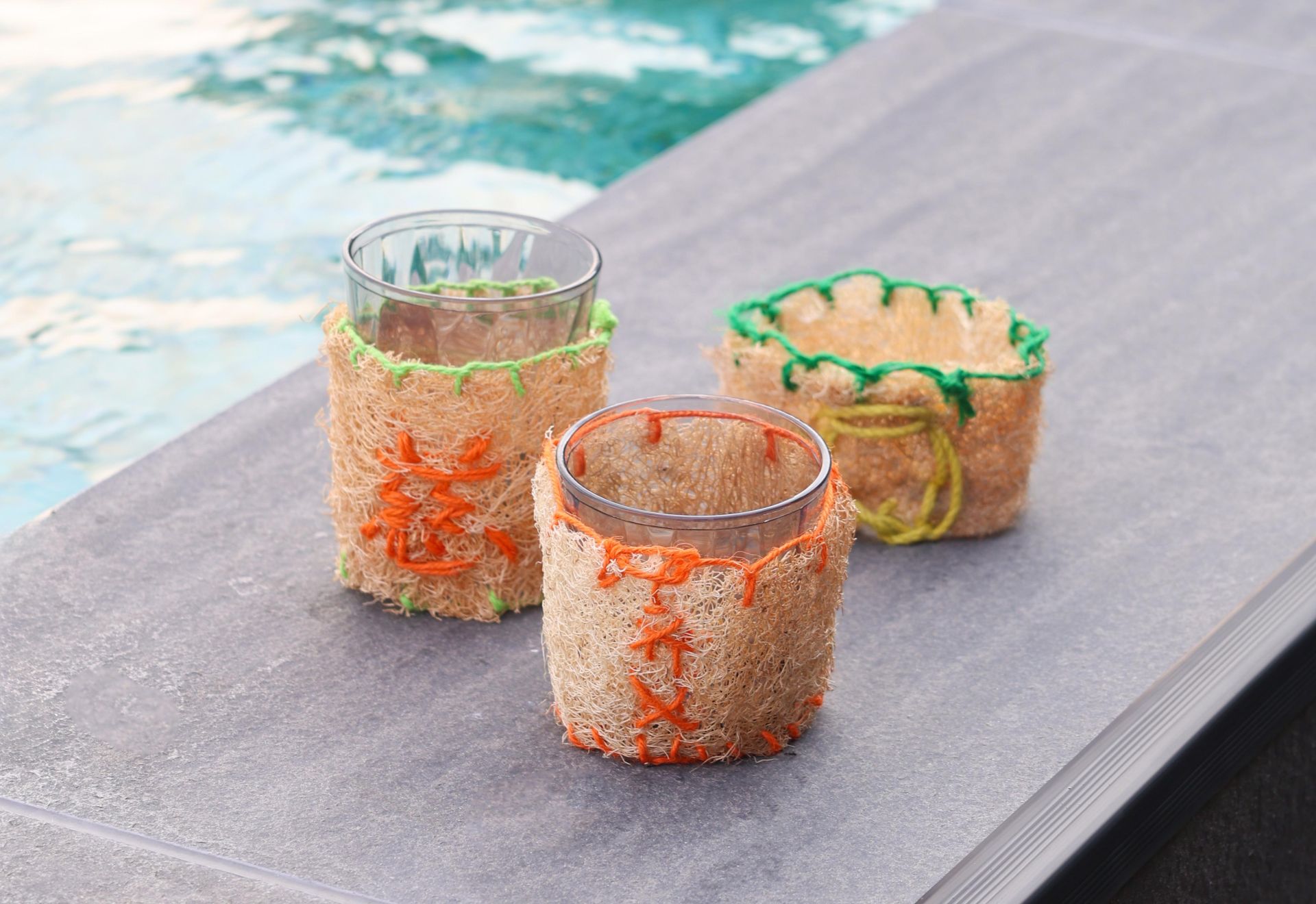 絲瓜物語・環保杯套手作